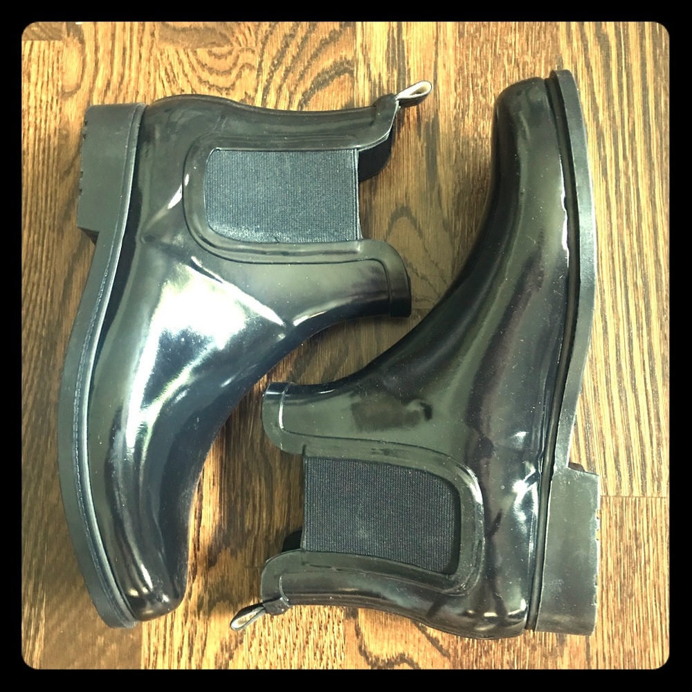Old Navy Ankle Rain Boots, Chelsea style, Sz 9